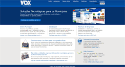 Desktop Screenshot of homologacao.voxtecnologia.com.br