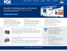 Tablet Screenshot of homologacao.voxtecnologia.com.br
